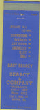 Matchbook Cover - Searcy  and  Co Insurance Griffin GA