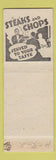 Matchbook Cover - Wayne's Grill New Castle IN hillbilly