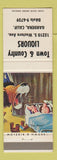 Matchbook Cover - Town and Country Liquors Gardena CA