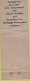 Matchbook Cover - WG Cadigan Insurance Oakland CA WEAR