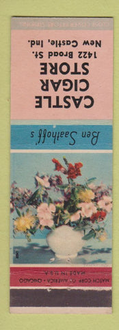 Matchbook Cover - Castle Cigar Store New Castle IN