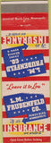 Matchbook Cover - LM Frudenfeld Co Insurance Minneapolis MN