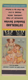 Matchbook Cover - Sutherland Standard oil gas Lasning MI