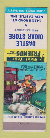 Matchbook Cover - Castle Cigar Store New Castle IN