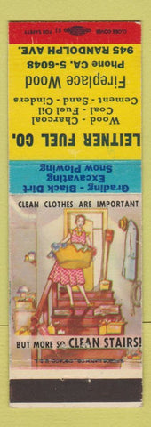 Matchbook Cover - Leitner Fuel