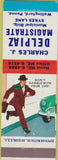Matchbook Cover - Charles Delpiaz Magistrate Wallingford PA