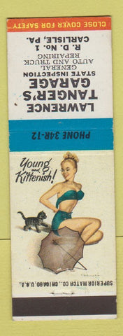 Matchbook Cover - Lawrence Tanger's Garage Carlisle PA