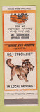 Matchbook Cover - Allied Van Lines Gordon Storage Omaha NE