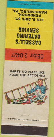 Matchbook Cover - Cassell's Catering Penbrook Harrisburg PA