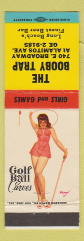 Matchbook Cover - Booby Trap Long Beach CA bar pinup