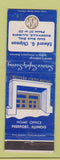 Matchbook Cover - Edward Chipman Insurance Rushville IL WEAR