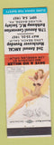Matchbook Cover - RMS AMCAL Conventions 1957 Long Beach CA pinup