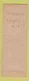 Matchbook Cover - Mercury Match Corp J Edward Raynor Brightwaters NY pinup
