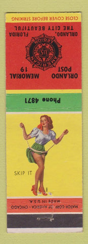 Matchbook Cover - American Legion Orlando FL pinup