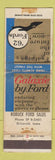 Matchbook Cover - 1962 Ford Robuck Griswold IA WORN