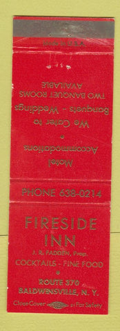 Matchbook Cover - Fireside Inn Baldwinsville NY