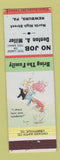 Matchbook Cover - Denton Miller Newburg PA hillbilly