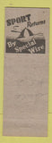 Matchbook Cover - Capitol Tavern Austin TX