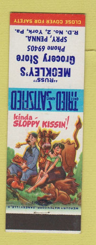 Matchbook Cover - Meckley's Grocery Store Ppry PA hillbilly