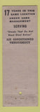 Matchbook Cover - Pete's Steaks Chicago IL Christmas