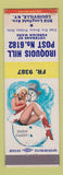 Matchbook Cover - VFW Iroquois Hill Post Louisville KY pinup