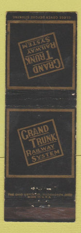 Matchbook Cover - Grand Truck Railroad WEAR