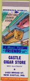 Matchbook Cover - Castle Cigar Store New Castle IN