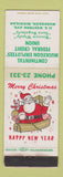 Matchbook Cover - Continental Muskegon Employees Credit Union MI Christmas