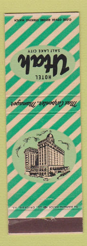 Matchbook Cover - Hotel Utah Salt Lake City UT