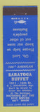 Matchbook Cover - Saratoga Buffet