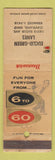 Matchbook Cover - Brunswick Bowling Euclid Green Cleveland OH WORN