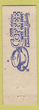 Matchbook Cover - Tom's Place Sweetwater TN