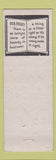 Matchbook Cover - Baker Hotel Bar Lounge Craig Colorado
