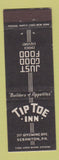 Matchbook Cover - Tip Toe Inn Scranton PA Federal
