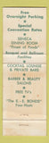 Matchbook Cover - Seneca Hotel Columbus OH WEAR