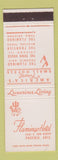Matchbook Cover - Flamingo Hotel Phoenix AZ