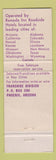 Matchbook Cover - Sahara Hotel Phoenix AZ