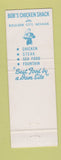 Matchbook Cover - Bob's Chicken Shack Boulder City NV
