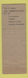 Matchbook Cover - Hotel Pennsylvania St Petersburg FL WEAR