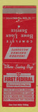 Matchbook Cover - First Federal Saivngs and Loan Mobile AL