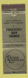 Matchbook Cover - Brass Lantern Prudenville MI