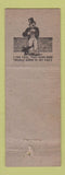 Matchbook Cover - K and C Spa Newburyport MA ADVANCE WEAR