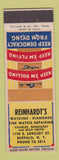 Matchbook Cover - Reinhardt's Jewelry Buffalo NY WWII