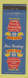 Matchbook Cover - Hotel Penn York PA WEAR