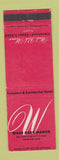 Matchbook Cover - Wade Park Manor Cleveland OH