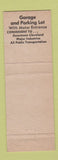 Matchbook Cover - Wade Park Manor Cleveland OH