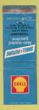 Matchbook Cover - Shell oil gas Standish MI WEAR