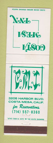Matchbook Cover - Costa Mesa Inn CA