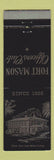 Matchbook Cover - Fort Mason Officers Club