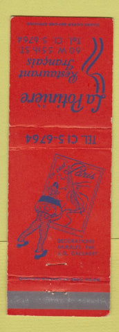 Matchbook Cover - La Potiniere French Restaurant New York City